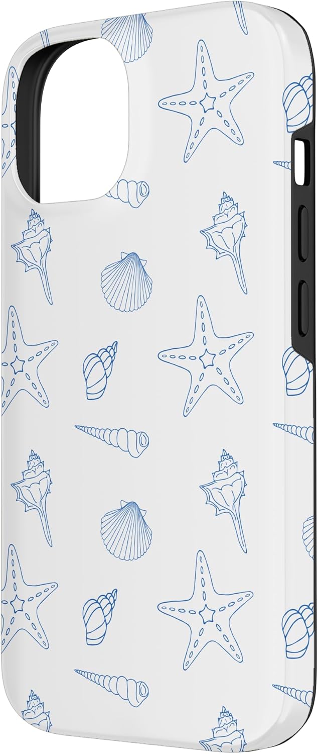 Trendy Coastal Granddaughter Aesthetic Preppy Shells Ocean Case for iPhone 14