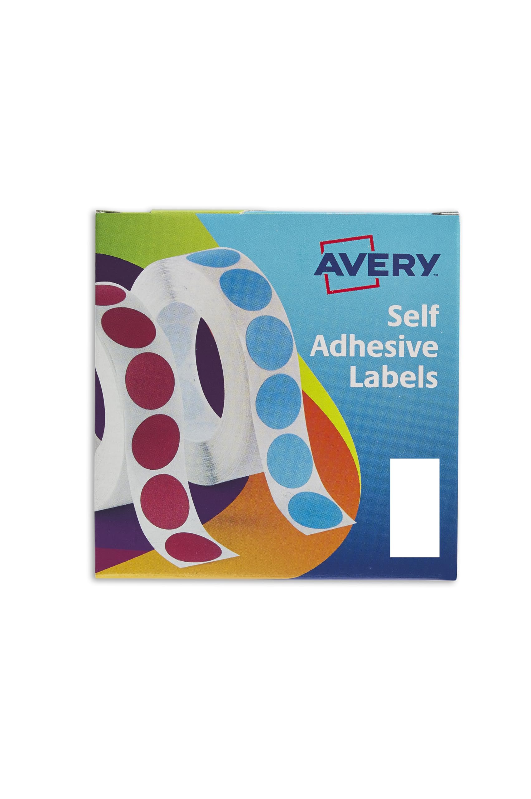 Avery 24-426 Small White Rectangle Printable, Customisable Labels in Dispenser, Hand Write Only, 25 x 50mm, 400 Labels Per Pack