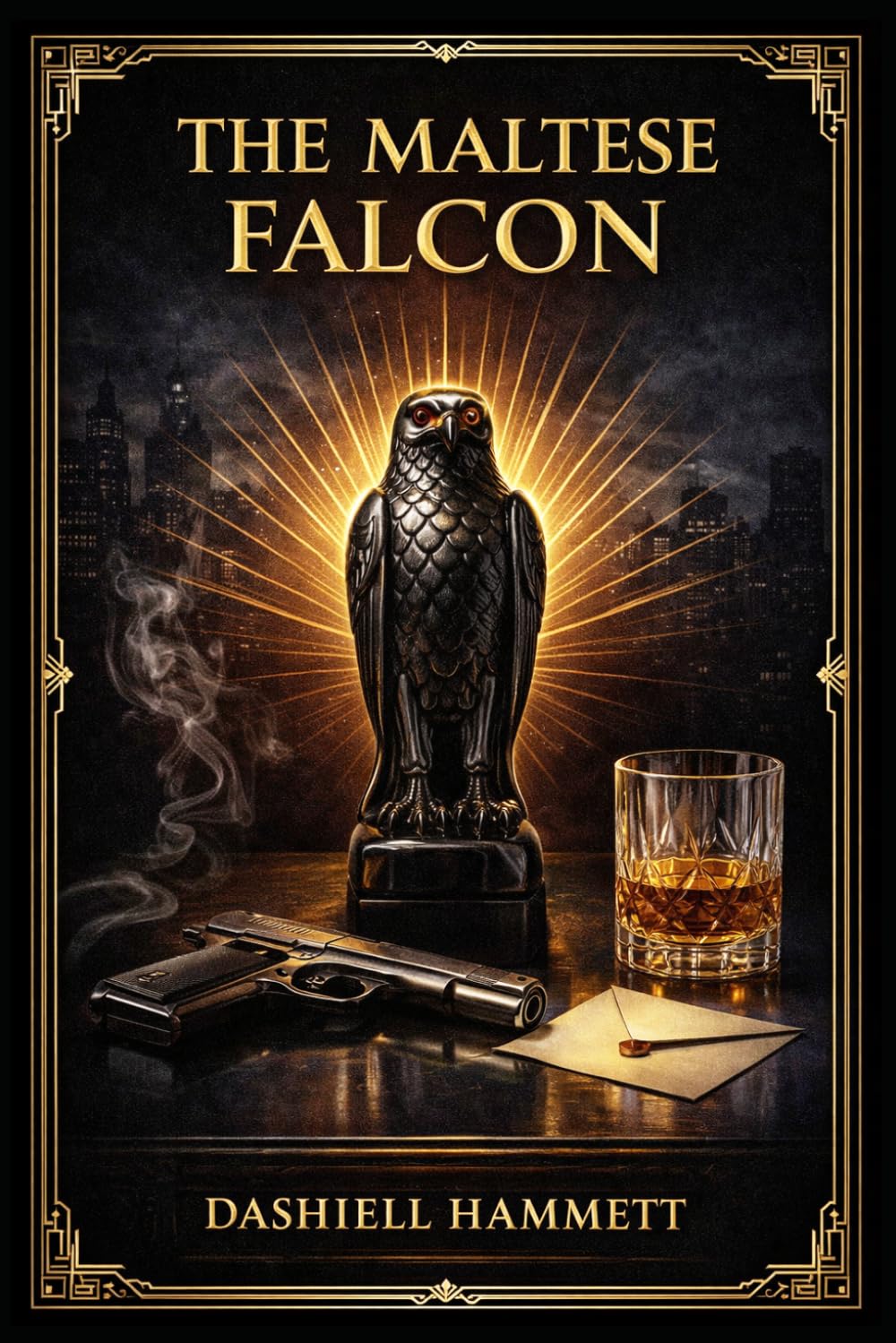 The Maltese Falcon: A hard boiled detective novel of murder, deception, shifting loyalties, and one relentless private investigator drawn into a deadly hunt through the shadows of San Francisco