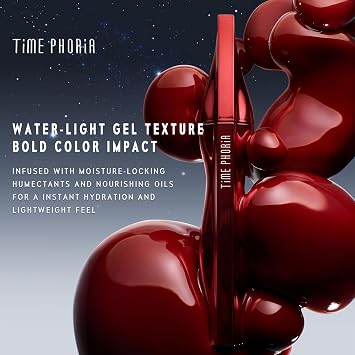 Aion Superstain Lip Stain Tattoo Ink, Long Lasting Semi-gloss Finish, Full Coverage Lip Tint with High Pigments, Hydrating Watery Gel Deep Berry Plum Lip Color for Vibrant Stain 011 Calina