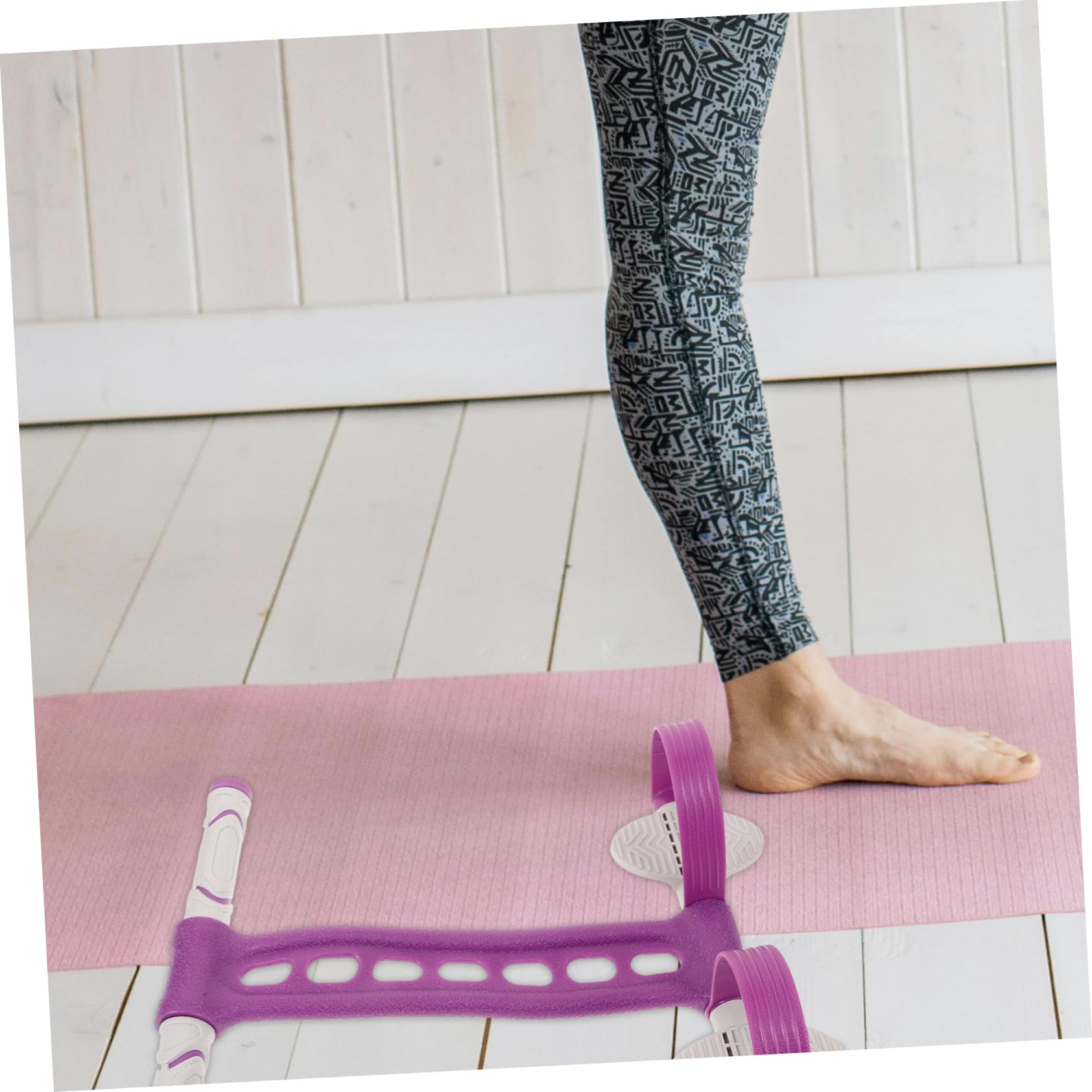 Cuerda para Tirar del Pedal de Yoga Púrpura, TPR Abs