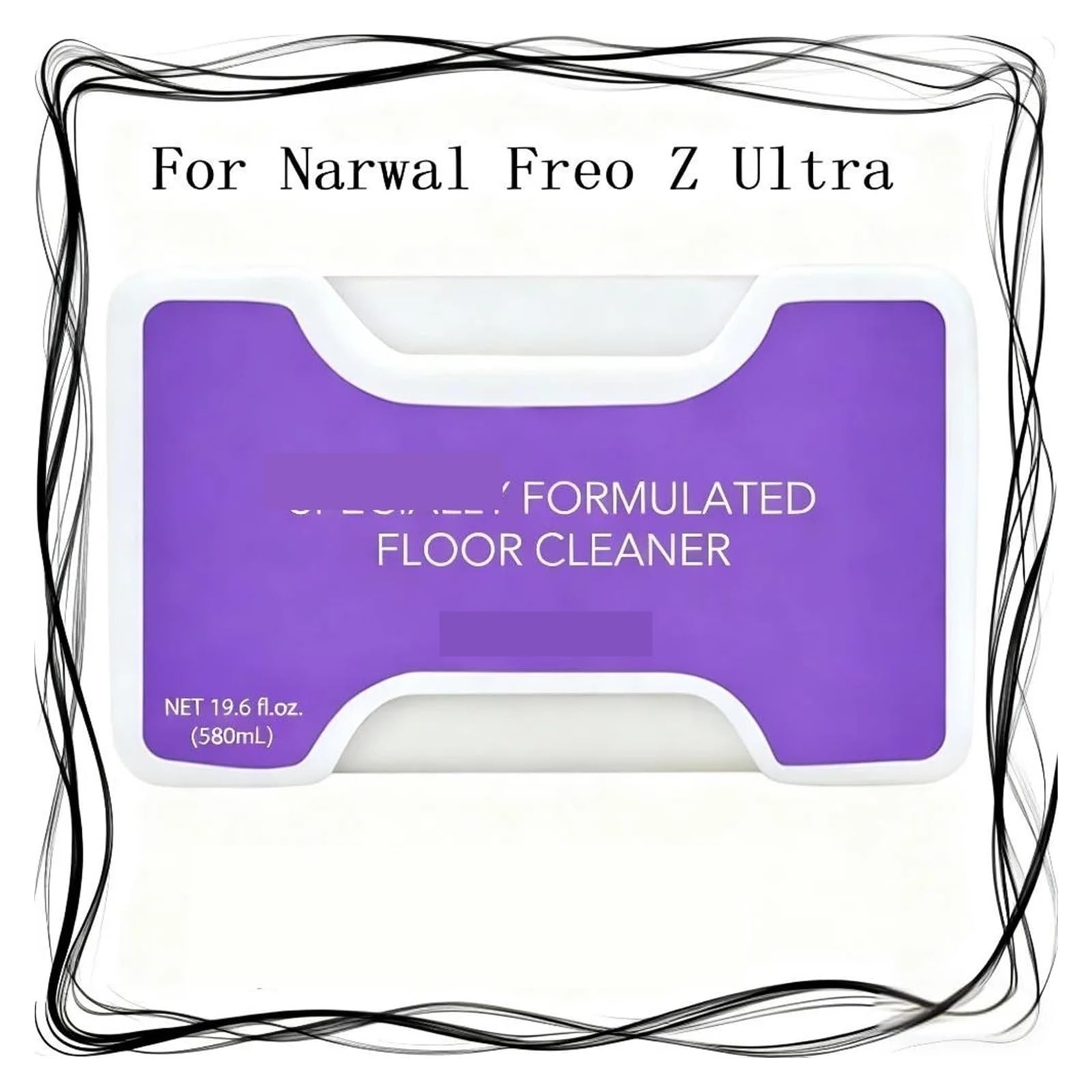 Recambio Limpiador De Pisos 580mL,Compatible Con Narwal Freo Z Ultra | Floor Cleaner Refill 580mL,Compatible with Narwal Freo Z Ultra(Set 4)