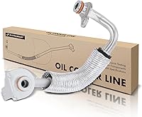 A-Premium Turbocharger Oil Feed Line for BMW 228i, 320i, 328i, 428i, X3, X5 & More - Direct Fit Steel Replacement
