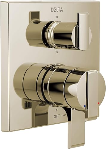 Miniatura 23 de Delta Faucet Ara 17 Series - Kit de moldura de válvula desviadora integrada de 6 ajustes, kit de moldura de válvula desviadora cromada, kit