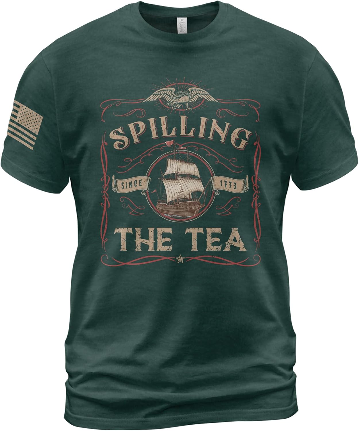 Spilling The Tea Since 1773 Shirt, 4th of July Shirts for Men, Political Shirt, Patriotic Shirts for Women