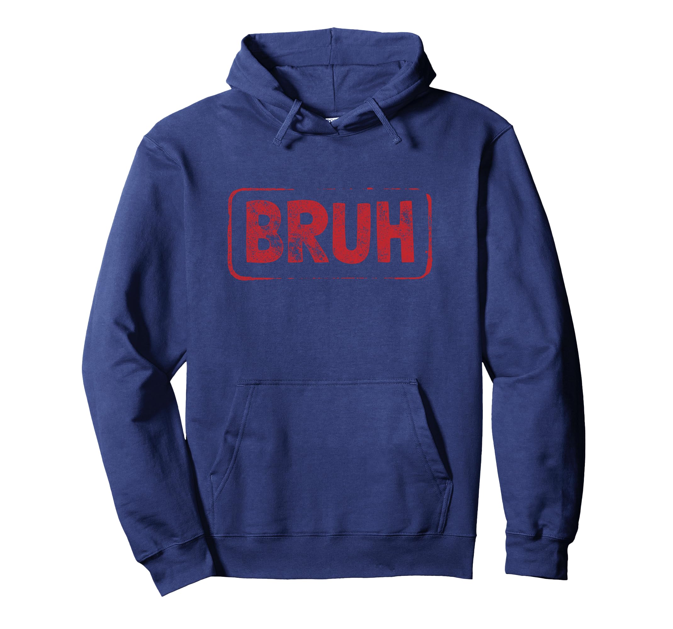 Bruh Gamer Slang Meme Design Pullover Hoodie