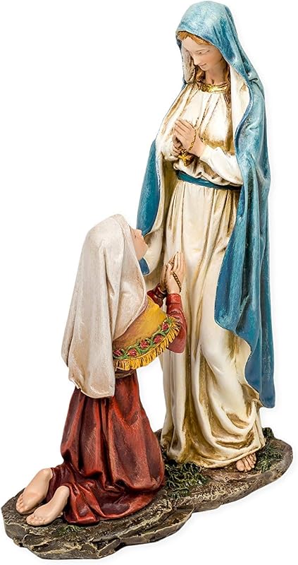 Joseph's Studio by Roman Our Lady of Lourdes Statue, 10.5" Religious Tabletop Figure, Renaissance Collection, Faith Decor