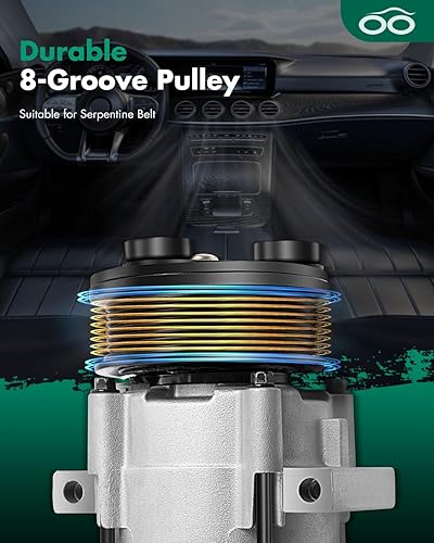 Vista 259 de SCITOO Compresor de CA apto para H-onda Prelude 2.2L 2001 para H-onda Civic para A-cura EL 1.7L 1997 1998 1999 2000 2001