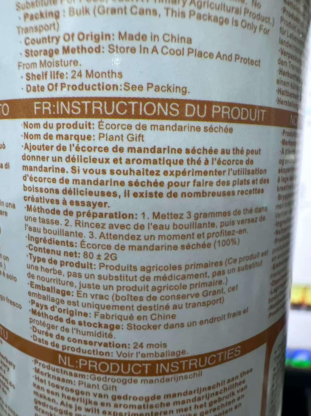 100% Dried Tangerine Peel Tea 80G/2.82oz condimento Chino cáscara de Mandarina Chen bishi, cáscara de Mandarina, cáscara de Mandarina, cáscara de Naranja