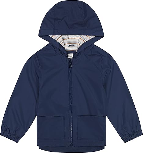 Simple Joys by Carter's Boys' Water-Resistant Rain Jacket with Hood