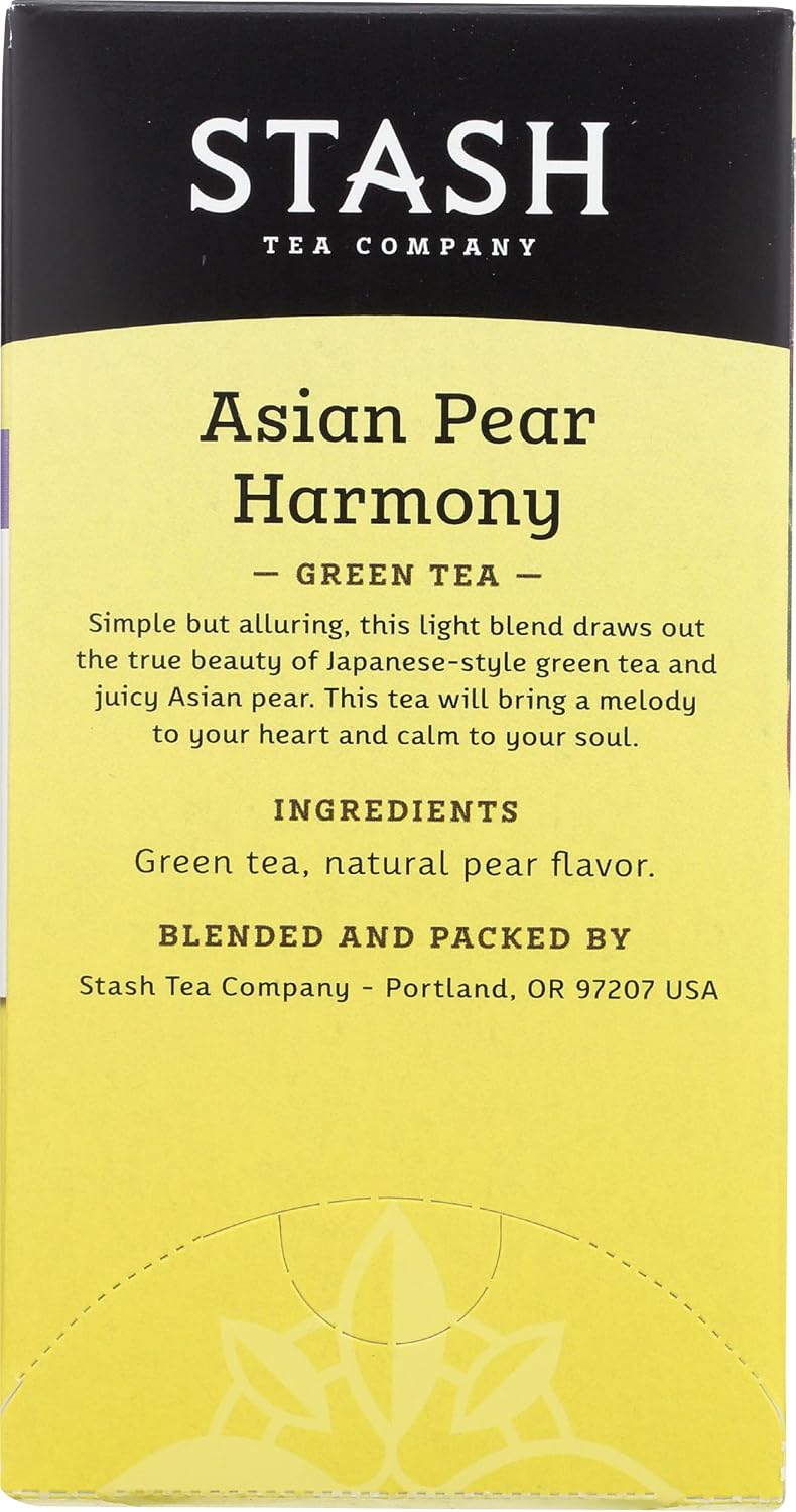 Asian Pear Harmony GreenTea Stash Tea 18 Bag