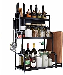 Stojak na przyprawy kuchenne ，Wielowarstwowy stojak na butelki z przyprawami Stojak do przechowywania materiałów kuchennych