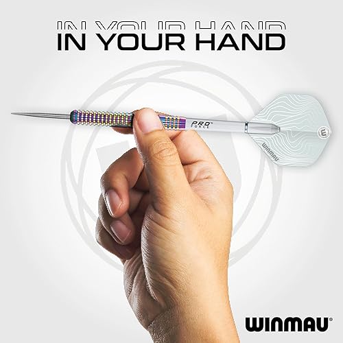 Miniatura 5 de Winmau Solaris Urban - Juego de dardos de punta de acero de 0.74oz