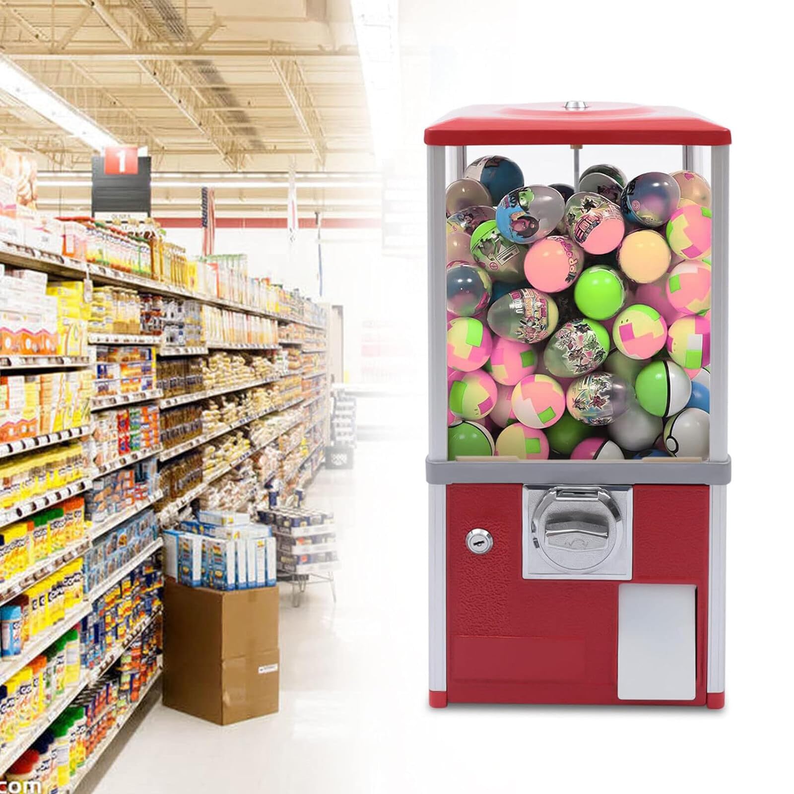 Distributore automatico commerciale della capsula per la vendita al dettaglio ed i negozi di giochi, erogatore automatico per le palle rimbalzanti