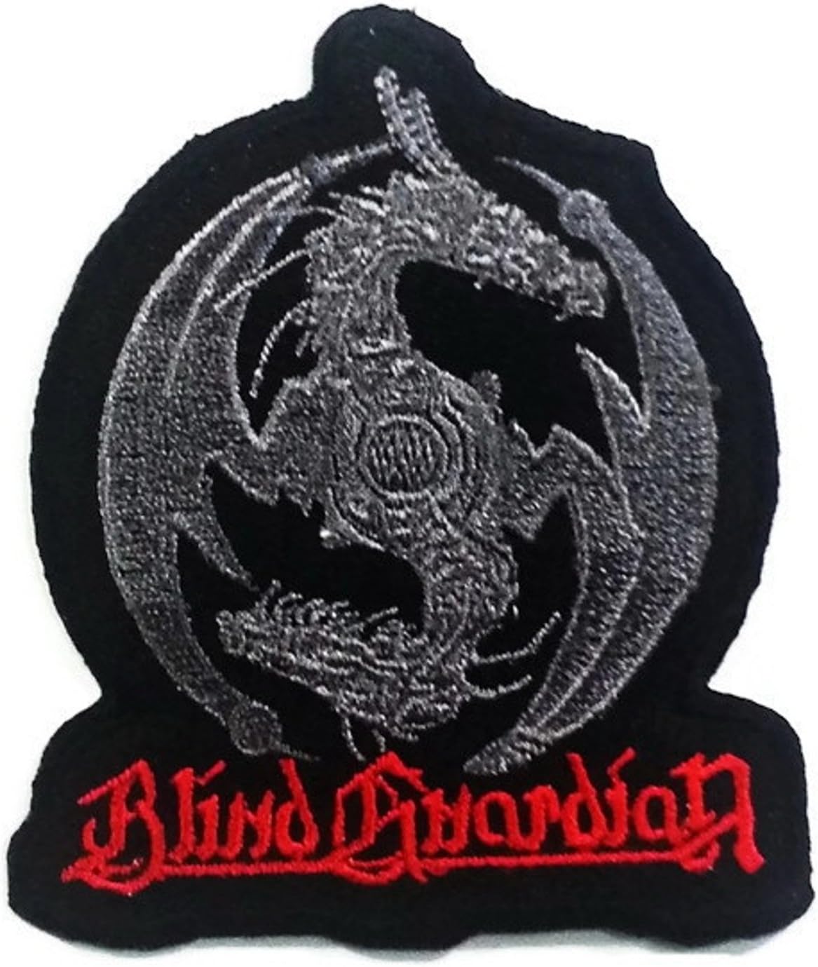 3.5 X 3.0 Inches Blind Guardian Muisc Band Embroidered Iron on Patch