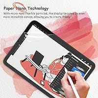 Vista 4 de bersem Paquete de 2 protectores de pantalla Paperfeel compatibles con iPad Mini 5 (2019) y iPad Mini 4, compatible con lápiz, antirreflejos con kit