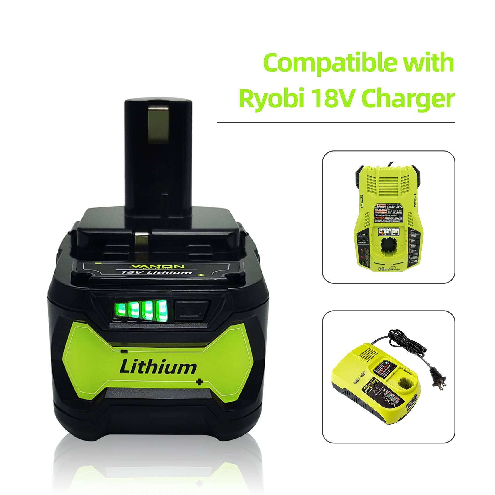 Ryobi 18V Battery Lithium 
