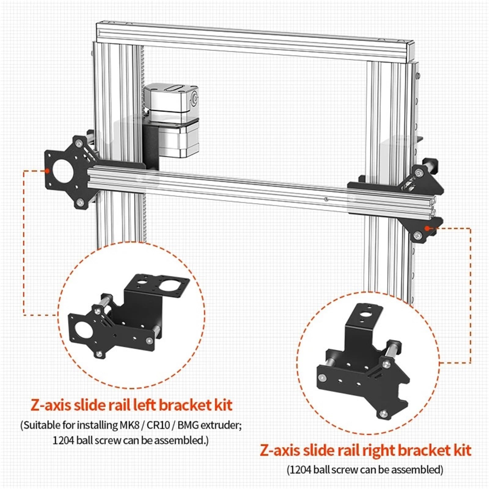 Compatible Avec L'assemblage Double Axe Z Creality Ender3 Pro