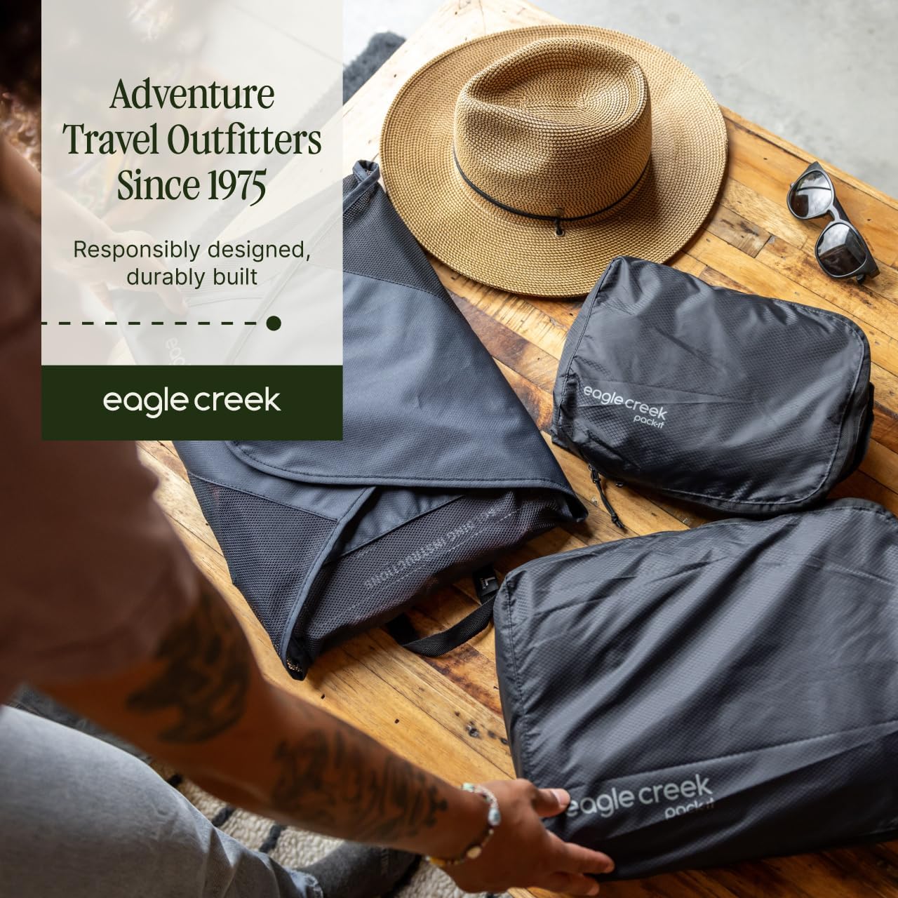 Eagle Creek Pack-It Specter Compression Packing Cubes - Durable, Ultra-Lightweight and Water-Resistant Ripstop Fabric Suitcase Organizer Bags for Clothing and Gear - Image 7