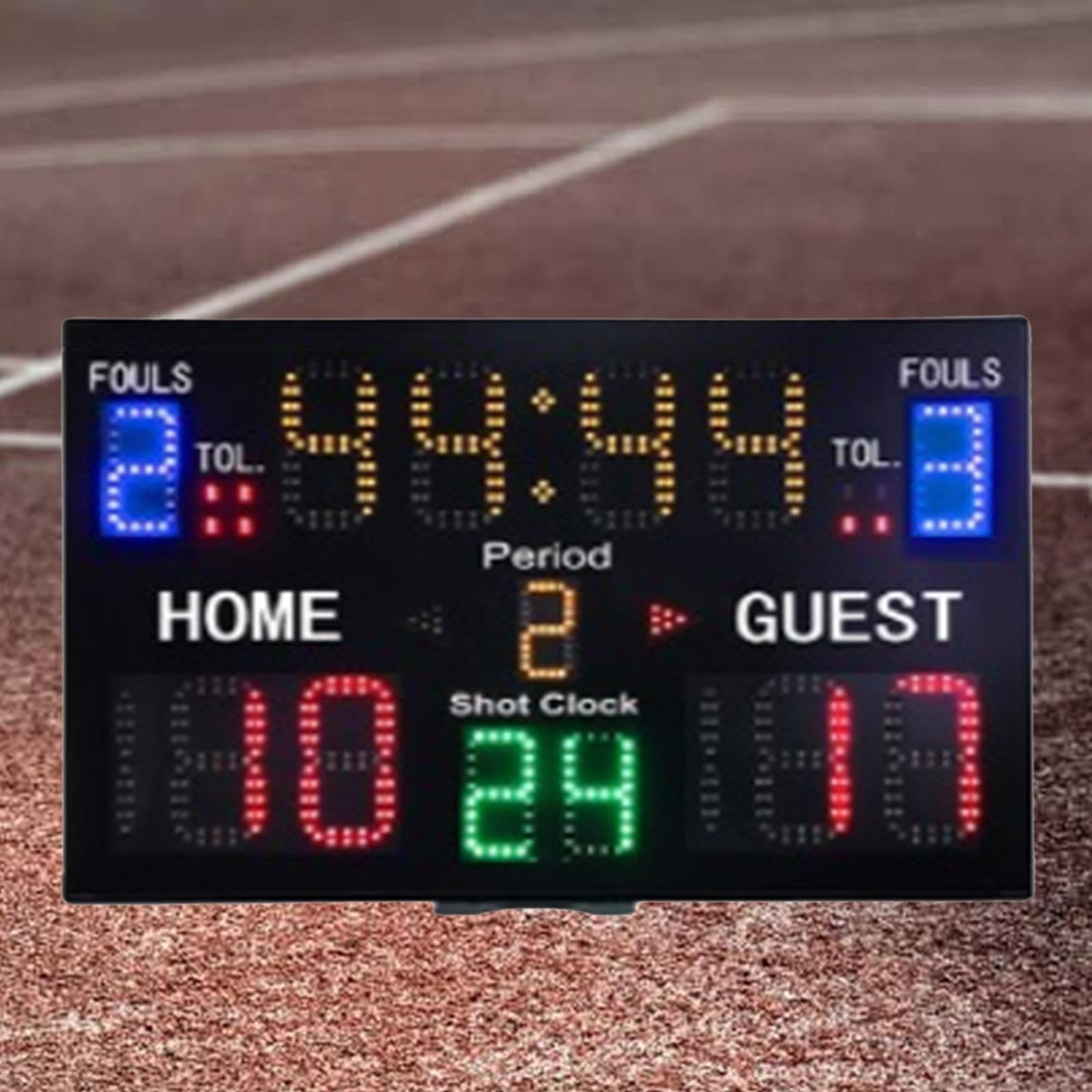 Tabellone Segnapunti di Pallacanestro Del'interno Elettronico Conteggio Fallo for Pallavolo Facile da Leggere
