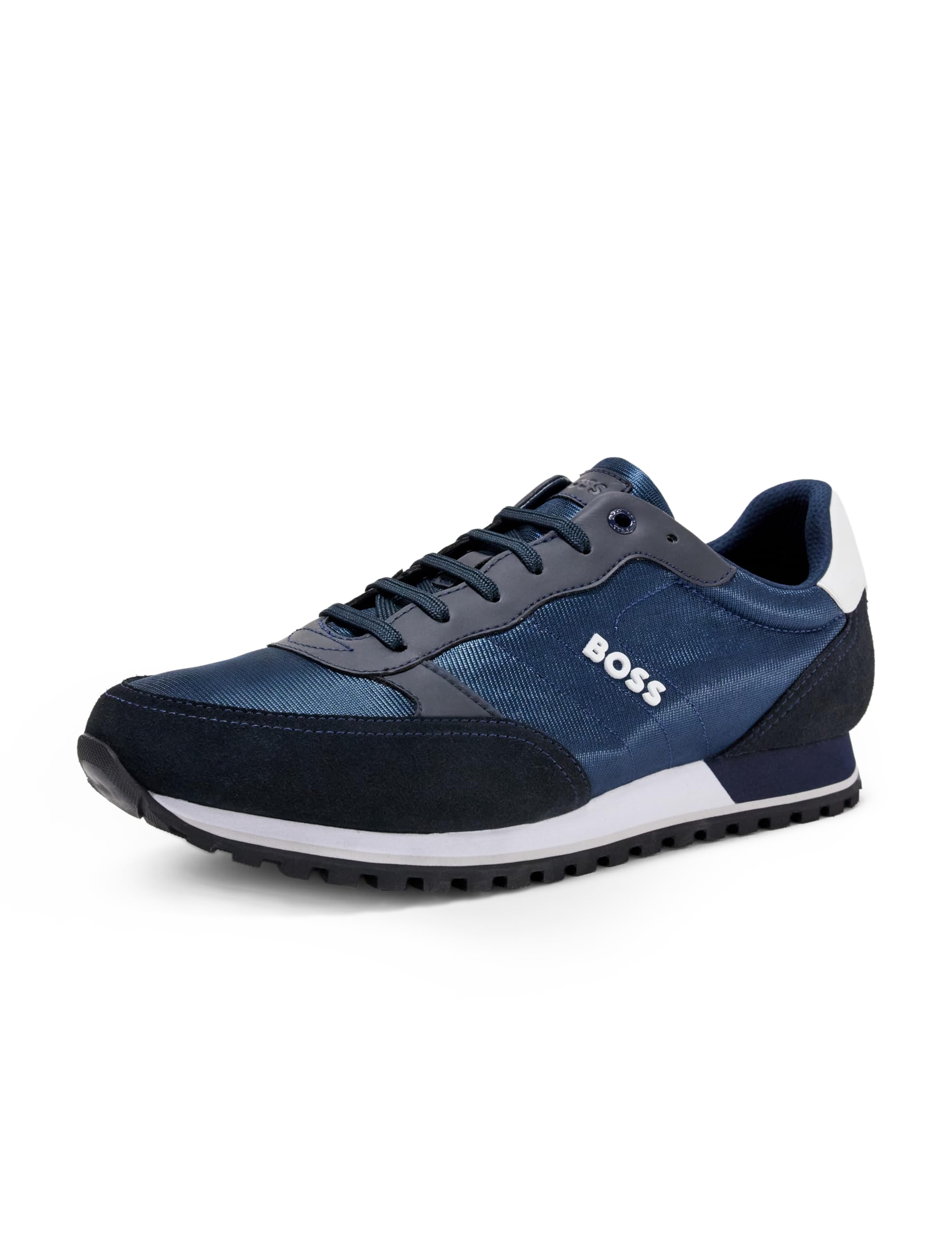 BOSS Men's Parkour Runn Sneakers, Sky Captain Navy, 9 UK