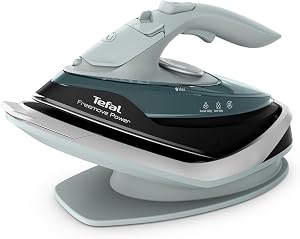 Tefal Freemove Power FV6670E0 kabelloses Dampfbügeleisen Eukalyptus