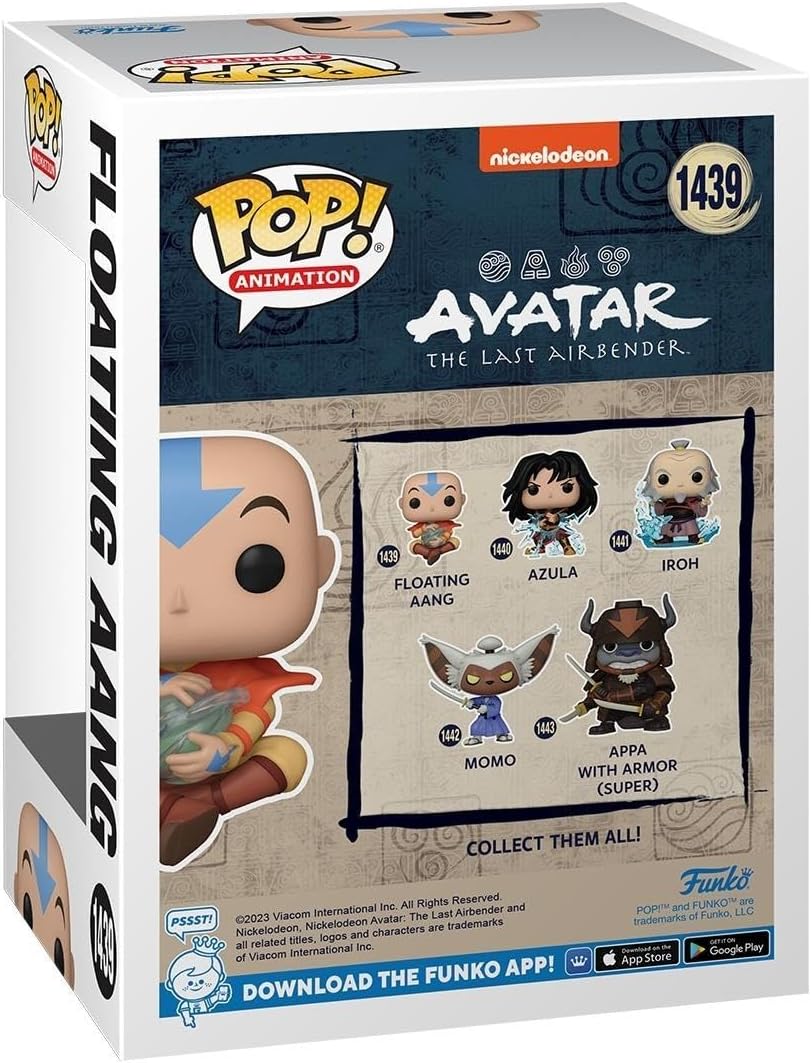 Funko POP! Animation: Avatar: The Last Airbender - Aang Floating - Collectable Vinyl Figure - Gift Idea - Official Merchandise - for Kids & Adults - Anime Fans - Model Figure for Collectors