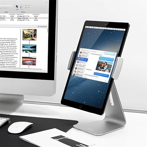 Miniatura 2 de Soporte para iPad Pro de rotación de 360, aleación de aluminio, para iPad Pro de 7 a 13 pulgadas, iPad Air y iPad Mini Surface y Surface Pro, color