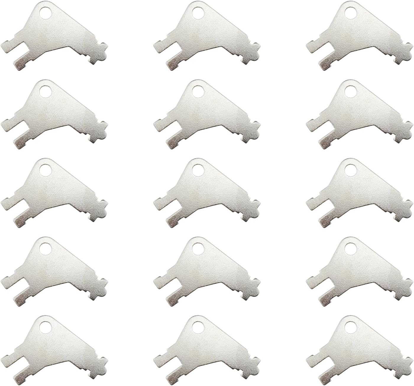 MEETOOT Tissue Dispenser Keys, 15-Piece Universal Dispenser Keys, Compatible with Georgia Pacific Tissue and Toilet Paper Dispensers