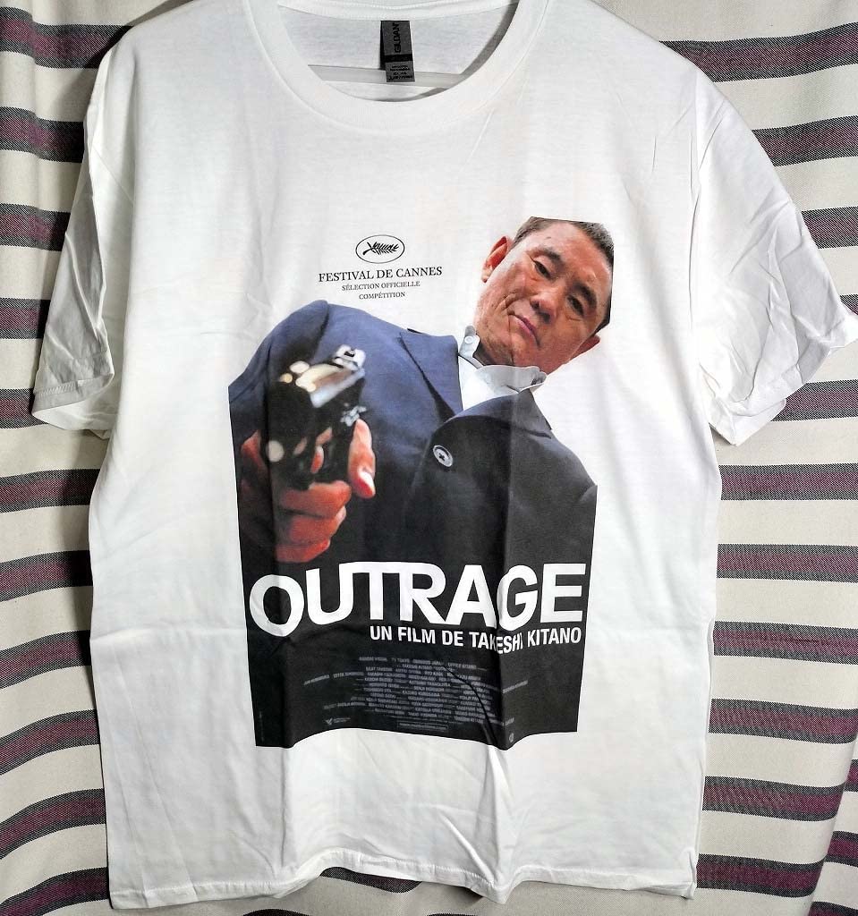 : アウトレイジ(OUTRAGE) 海外版 Tシャツ BIGプリント L