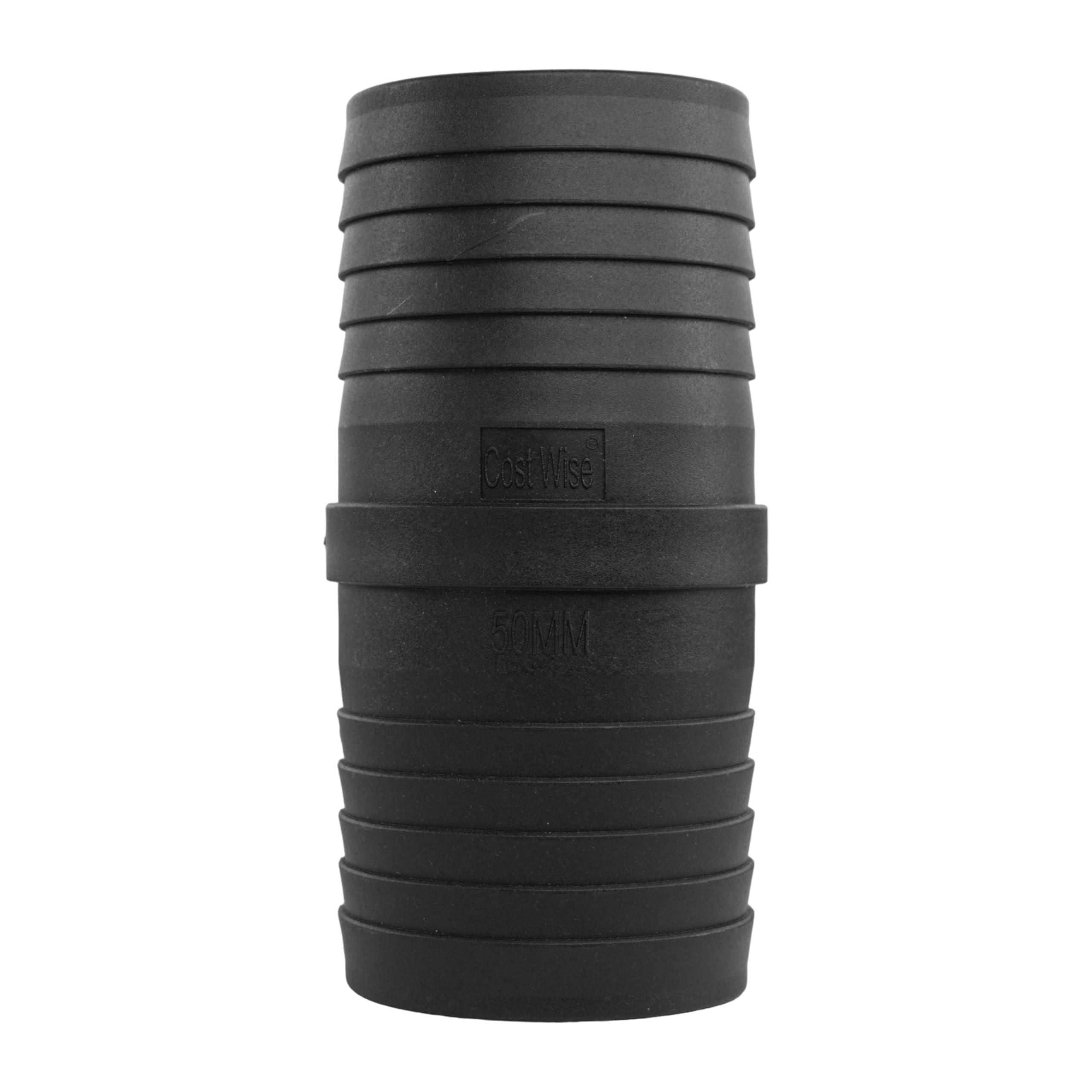 Ap Supplies Black Pond Connector - Designed With Strength And Reliability. Constructed From Durable Plastic That Ensures Long-Lasting Performance. (Pond Straight Connector 50Mm)
