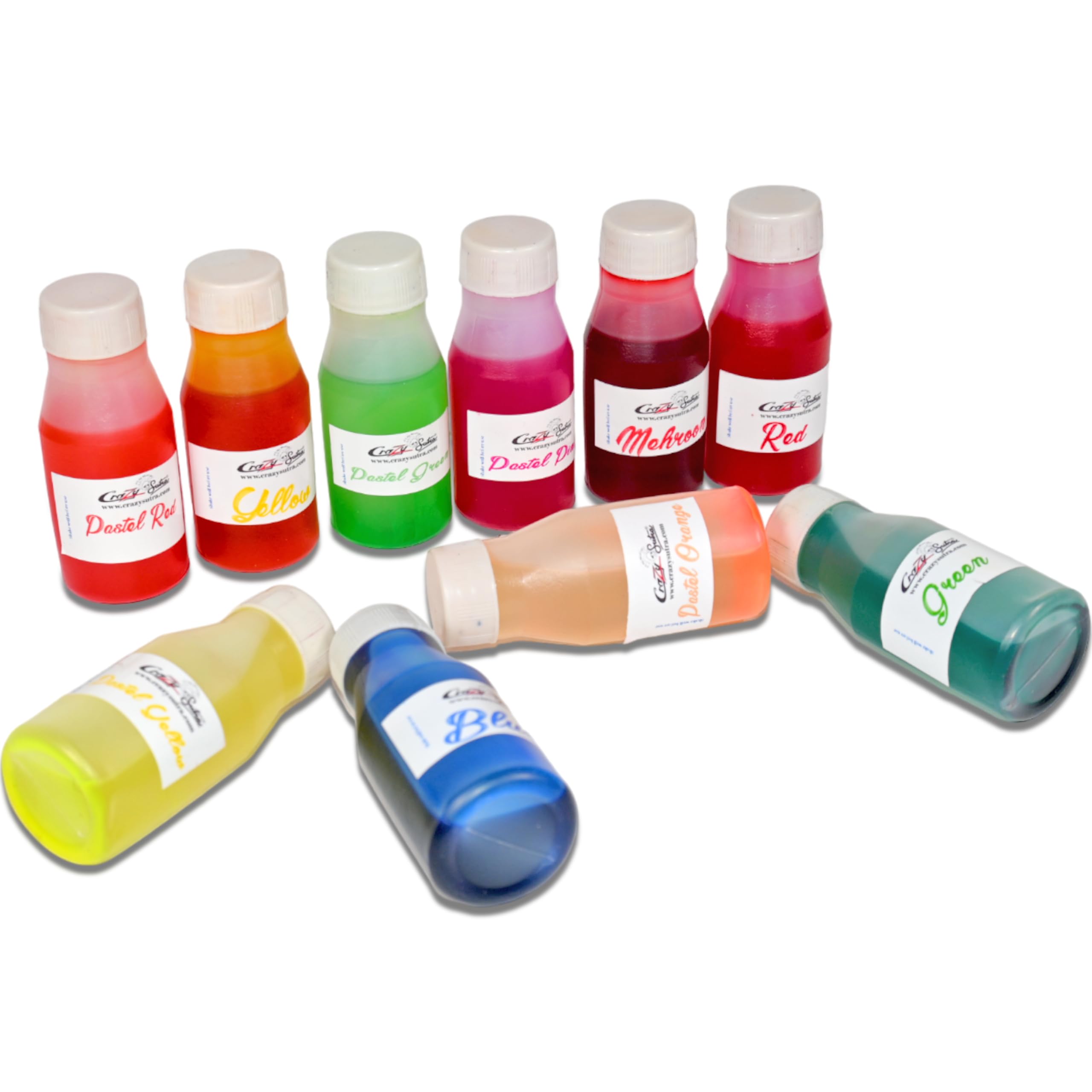 Crazy Sutra Color Pigment Set for Candle Making � 10 Vibrant Colors, 30ml Each | Candle Dye Kit for DIY Candles, Soap, Wax & Craft Projects 1