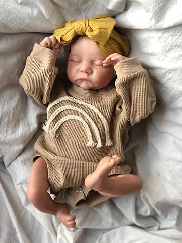 Pinky Lovely Reborn Baby Doll 19 pulgadas 18.9 in realista bebé recién nacido muñeca de juguete de regalo