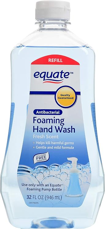 Equate Spring Showers Scent Foaming Hand Wash Refill, 32 FL OZ