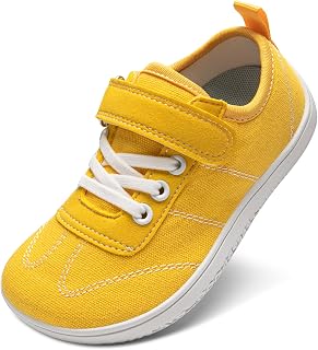 Barfußschuhe Kinder Breite für Jungen Mädchen Kinder Barfußschuhe Minimalistische Leicht Sommer Traillaufschuhe Freizeit mit Klettverschluss Atmungsaktiv rutschfest Sneaker Komfortable