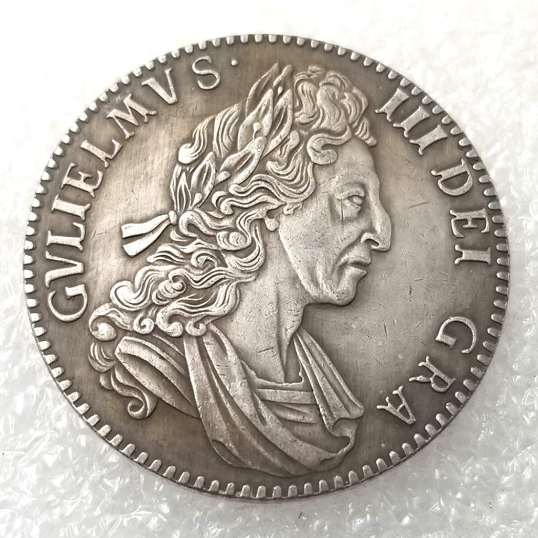 Fkaiyin Boys Silver 1700 Antique Uk British Old Coin-Old Uk Coin - British Shilling Old Coin - Uncirculated Funny Hobo Nickel Coin Gifts For Girls Adults Future Experience