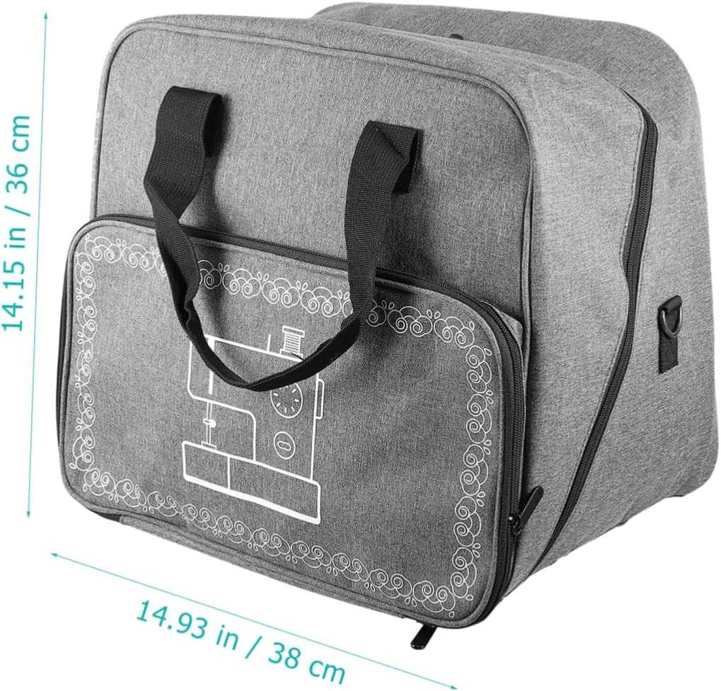 Portable Sewing Machine Tote Bag Carrying Case for Travel Storage Bag for Sewing Enthusiasts Fits Standard Machines and Accessories