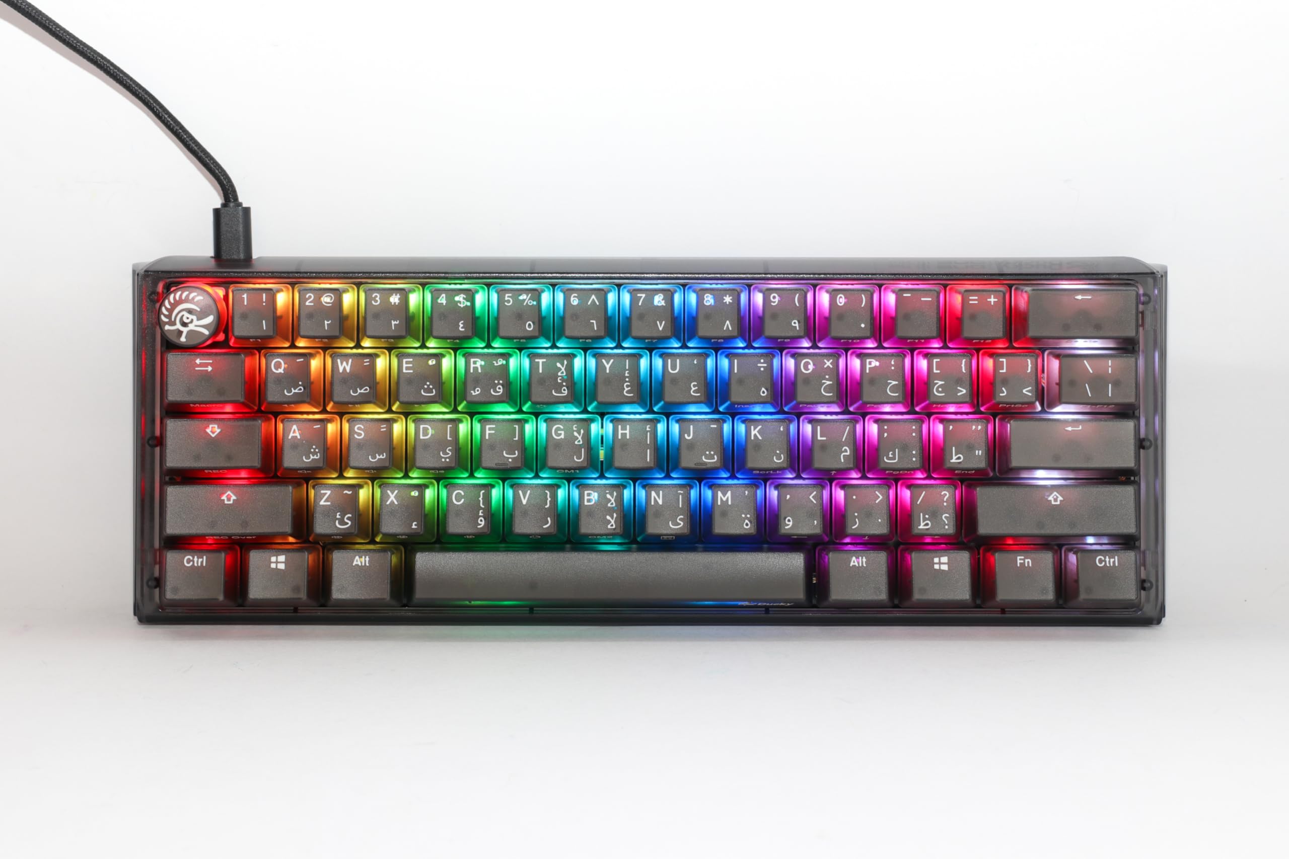 Ducky One 3 Aura Black Cherry Red Mini 60%