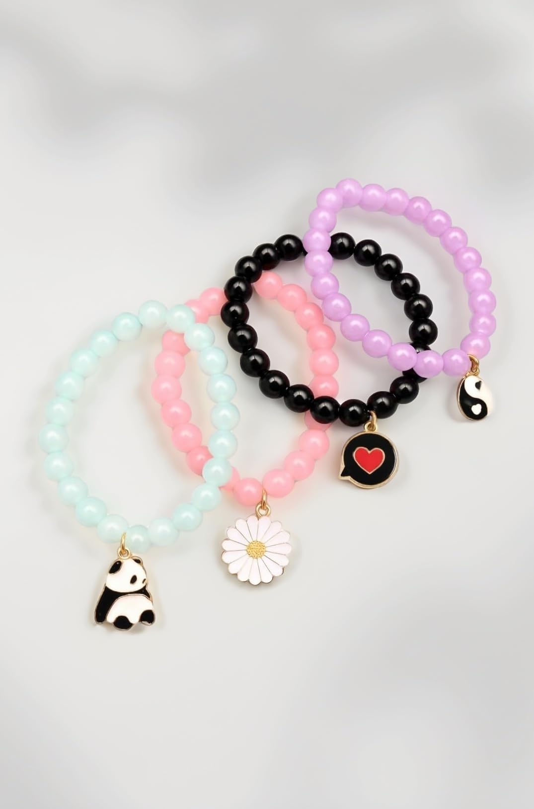 Adjustable Bead Bracelet Set โ Matching Friendship Bracelets for Couples, BFF, Men & Women โ Stylish Hand Jewelry Gift