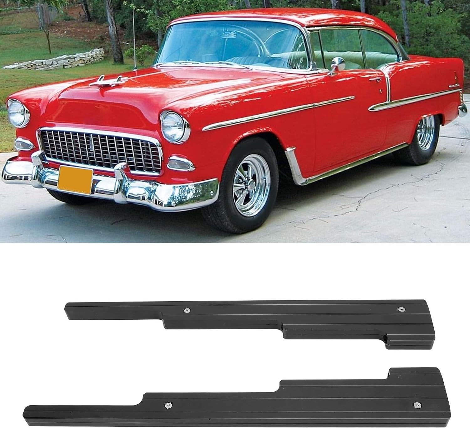 Spark Plug Wire Looms Bracket Organizer Kit Compatible with SBC BBC SBF 302 350 454 V8 Engines