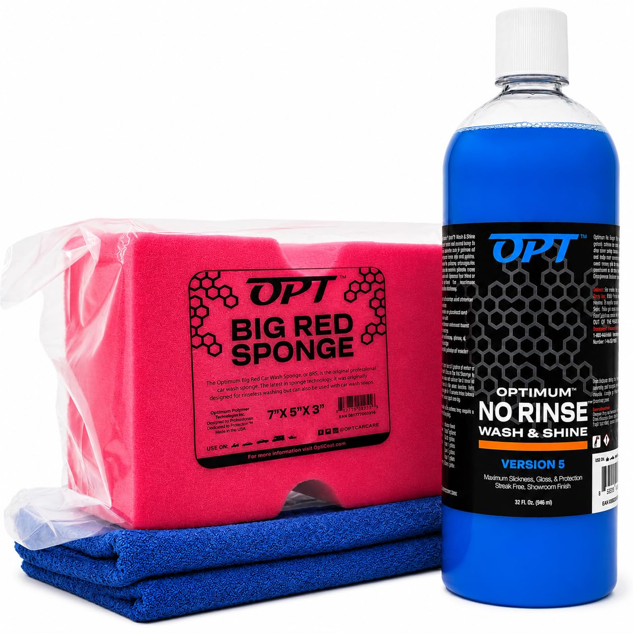 Amazon.com: Optimum No Rinse Version 5 (32 Oz), Microfiber Drying