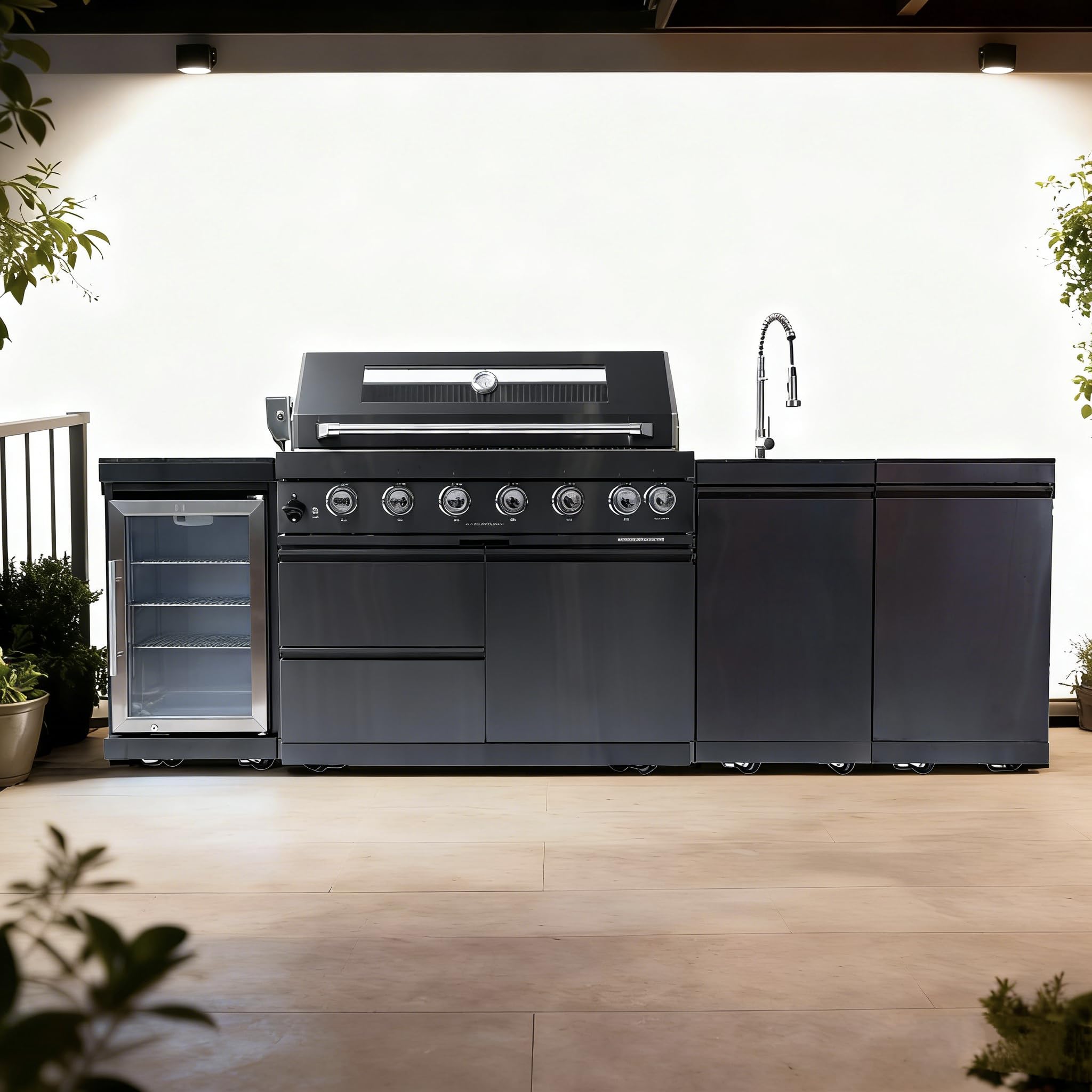 Dvasovio 95-inch Grill Island