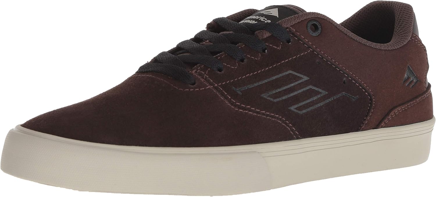 Emerica Men's The Reynolds Low Vulc Skate Shoe 6 Brown