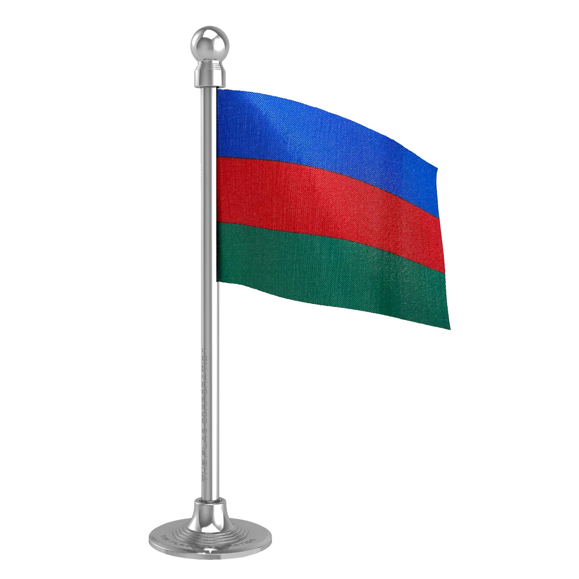 The Flag Corporation LJP Lok Janshakti Party Car Dashboard Flag 2in x 3in With A Plastic Dark Knight Grey Base