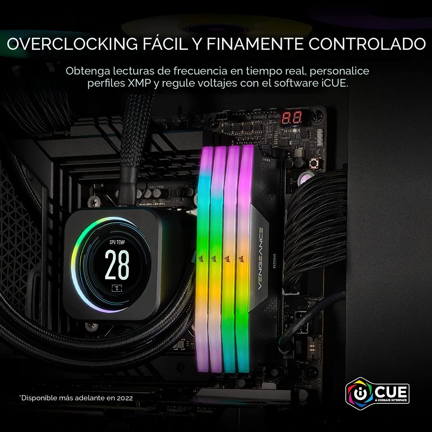 Amazon.com: CORSAIR VENGEANCE RGB DDR5 RAM 32 GB (2 x 16 GB) 6400