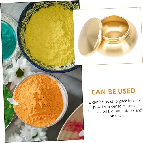 Miniatura 8 de Contenedor de polvo de incienso de té, contenedor decorativo de té, incienso en polvo, material de incienso, decoración de mesa, material de