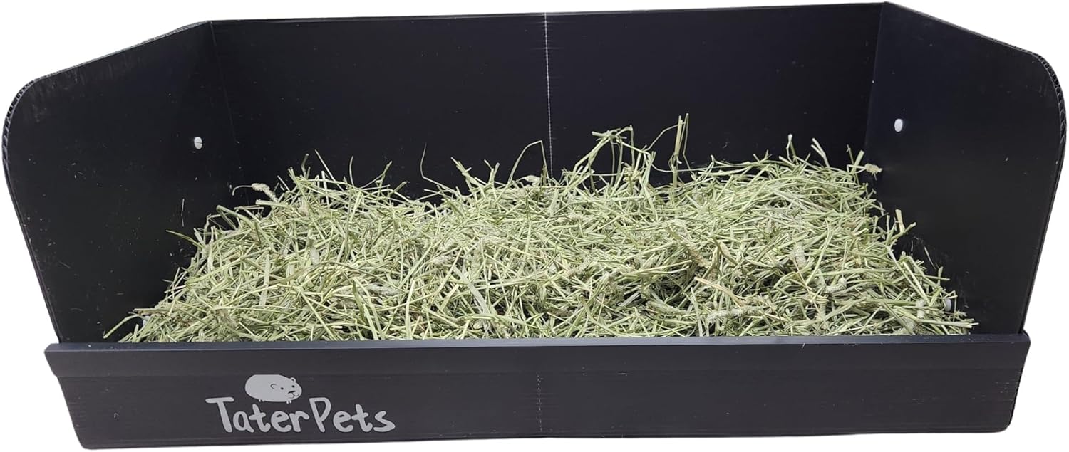Hayzee Solid - Guinea Pig Litter Box - Hay Holder - Made of Corrugated Plastic - Waterproof - Comes with Chew Protector - Made for C&C Cages