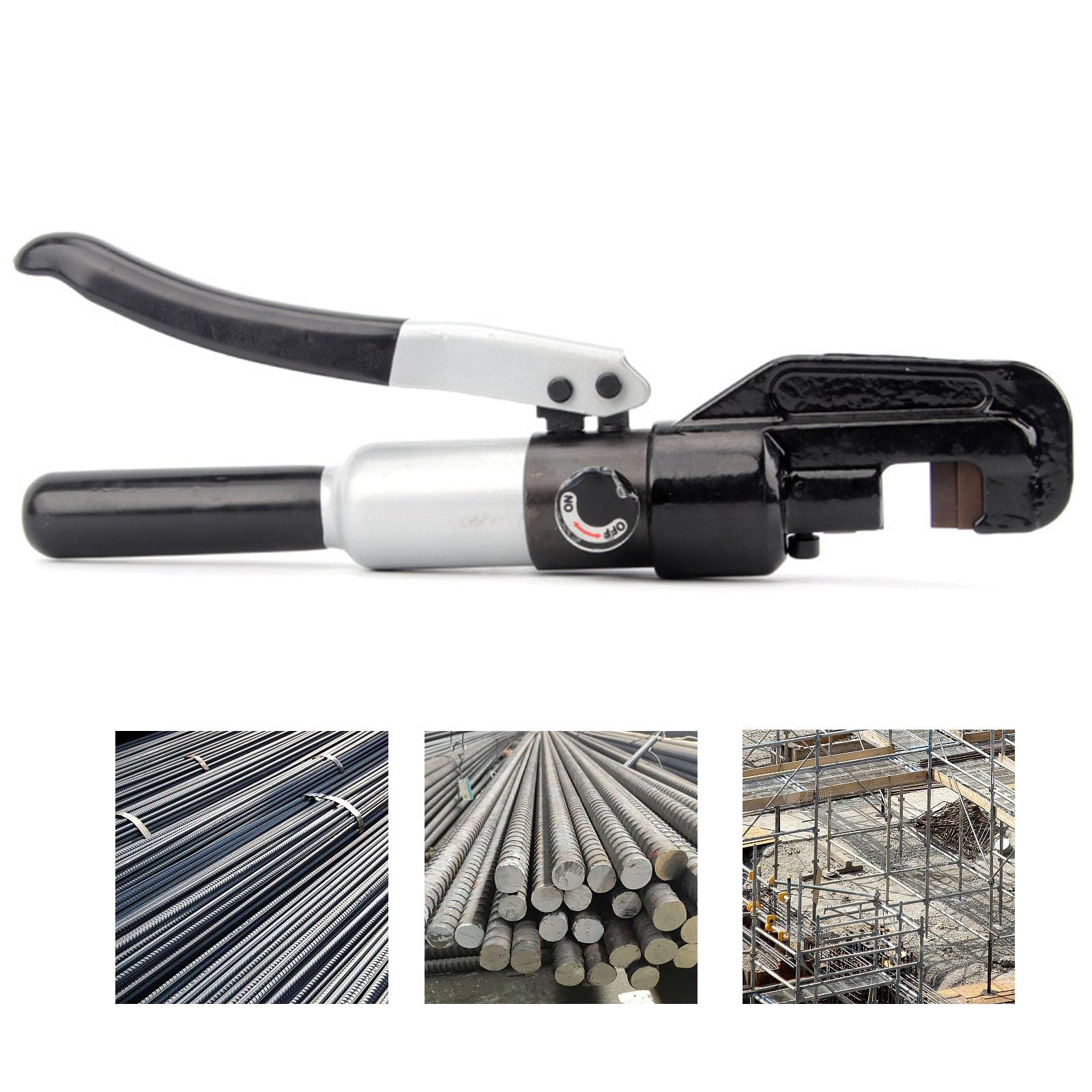 Alicates hidráulicos para construcción de hormigón, corta varillas de acero de 1/10.2 cm a 7/40.6 cm de 4 mm a 12 mm, firmes y seguras