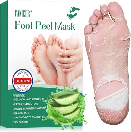 2 Paires Masque Pied 