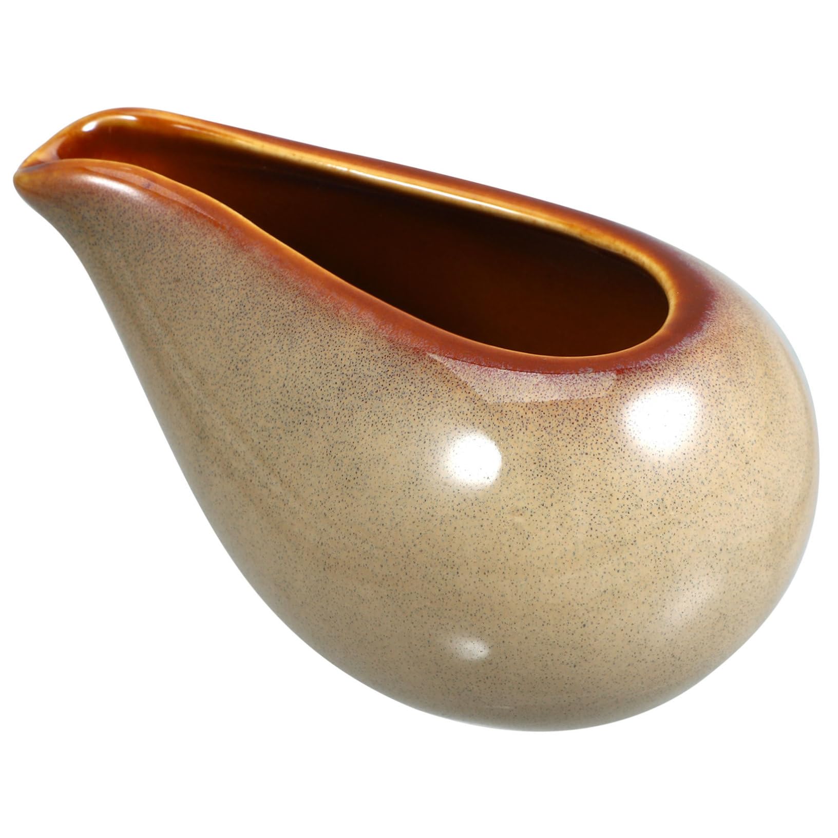 COLLBATH Dipping Pot Coffee Serving Dispenser Water Milk Frother Jug Salad Pitcher Sage Milk Jug Porcelain Creamer Pitcher Ketchup Side Dish Saucer Square Milk Bottle Lids Pouring Ceramics